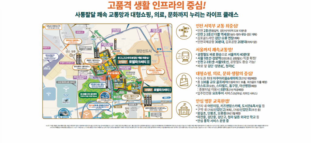 왕길역 로열파크씨티 푸르지오 입지환경1